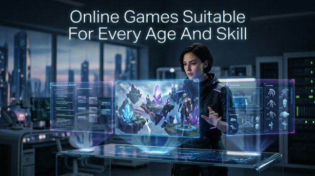 Online Games Suitable For Every Age And Skill
